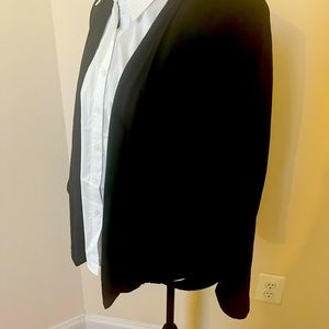 Black, woman’s casual blazer.